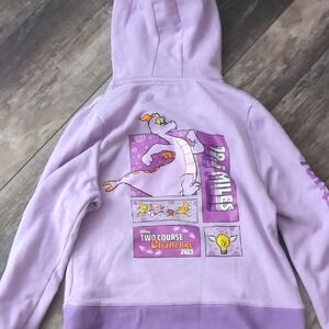 Purple Hoodie with Graphic Design